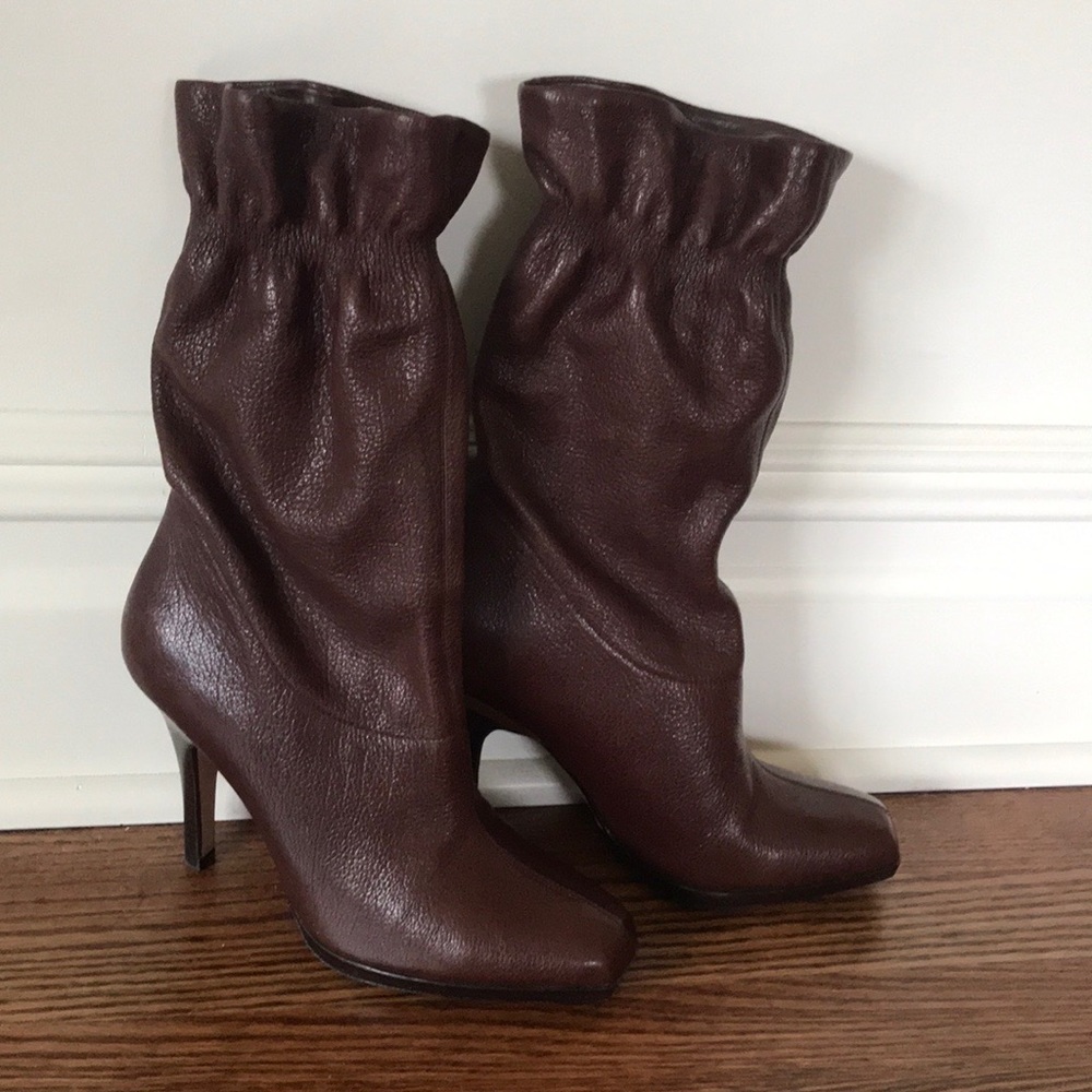 Cole Haan Gali Air Mid-calf leather boots, 7.5